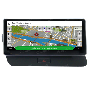 ANDROID 10.25 pollici navigatore per Audi Q5 2009-2017 GPS WI-FI Bluetooth MirrorLink 4GB RAM 64GB ROM Octa-Core 4G LTE