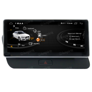 ANDROID 10.25 pollici navigatore per Audi Q5 2009-2017 GPS WI-FI Bluetooth MirrorLink 4GB RAM 64GB ROM Octa-Core 4G LTE