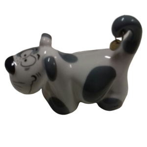 Waldi The Dog, sale e pepe in porcellana a forma di cane bianco e grigio, vendita on line | GIOIELLERIA BRUNI Imperia 
