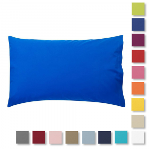 50 x 70 cm Aisbo Federa per cuscino in 100% microfibra spazzolata colore: Blu 