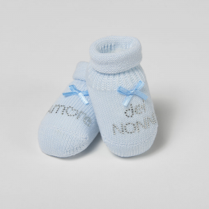 Annuncio di gravidanza. Futuro papà. Piccoli calzini per bambini. Idea  regalo. Futuri nonni, madrina, padrino. Pantofola per bambino -  Italia