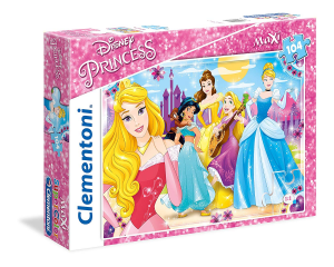 Puzzle Clementoni - Le Principesse Disney Supercolor, 104 Pezzi