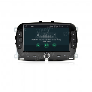 ANDROID 10 autoradio navigatore per Fiat 500 2016 2017 2018 2019 GPS SD WI-FI Bluetooth MirrorLink