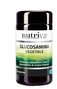 NUTRIVA GLUCOSAMINA VEGETALE INTEGRATORE CARTILAGINE 60 COMPRESSE