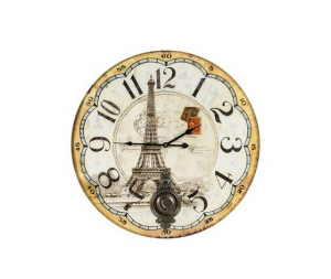 Orologio da parete pendolo tour Eiffel Parigi