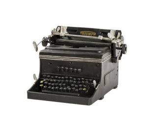 Modellino di macchina da scrivere 