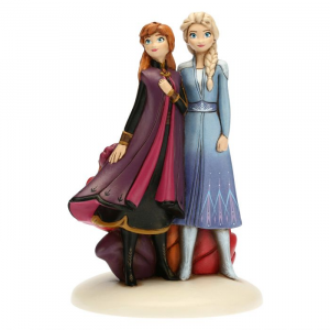 Statua grande coppia sorelle Elsa e Anna, Frosen