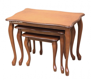 Trío mesas de apoyo de estilo clásico