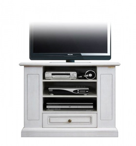 Mueble de tv en madera vanos y cajón Essenziale Plus