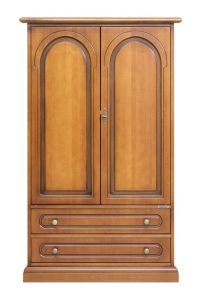 Armario de almacenaje en madera estilo clásico artesanado italiano