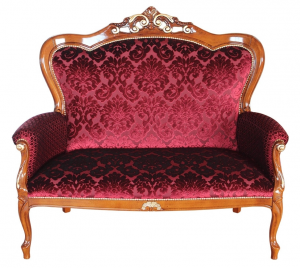 Sofa clásico decorado de oro Classic gold