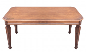 Mesa con marquetería de artesanado italiano Lux 180-260 cm