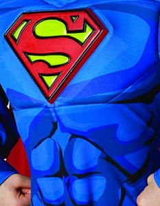 Rubie's -Superman Deluxe Costume, con Muscoli, Taglia L