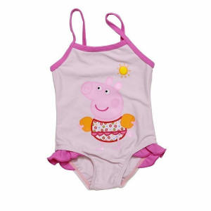 Costume da Bagno Intero Bambina Peppa Pig con braccioli 1-2 ANNI