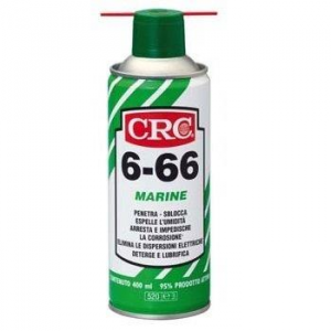 CRC 6-66 MARINE Penetra sblocca espelle l’umidità deterge e lubrifica 400 ml 30393