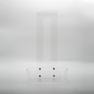 Ghost, Porta oggetti per doccia trasparente in plexiglas