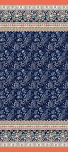 Sofa covers for Bassetti Granfoulard FAENZA D1 - 3 sizes Blue