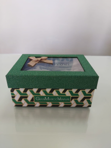 Sciarpa GianMarco Venturi con scatola regalo Verde