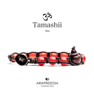 Bracciale Tamashii Agata Rosso Fuoco BHS900-055