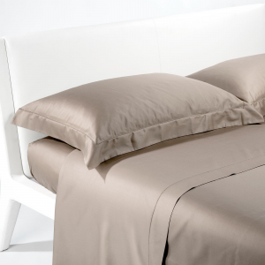 Satin double bed sheet set - 120 threads of pure cotton