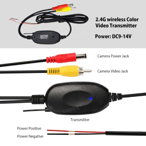 Trasmettitore video senza fili per le telecamere retromarcia trasmettitore video wireless retrocamera