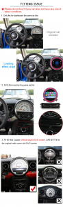 ANDROID 10 autoradio navigatore per MINI COOPER MINI R55 MINI R56 MINI R57 2007-2013 MINI Countryman R60 GPS DVD WI-FI Bluetooth MirrorLink