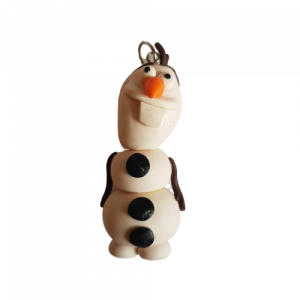 Portachiavi/Ciondolo fimo: Olaf (Frozen)