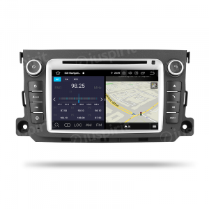 ANDROID autoradio navigatore per Smart Fortwo 2012-2013 GPS DVD WI-FI Bluetooth MirrorLink