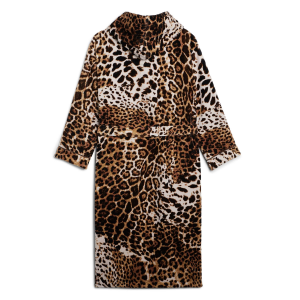 Roberto Cavalli BRAVO spotted bathrobe in pure cotton - size L / XL