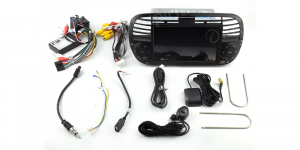 ANDROID 10 autoradio navigatore per Fiat 500 Fiat Abarth 595 2007-2015 CarPlay GPS USB WI-FI Bluetooth Mirrorlink