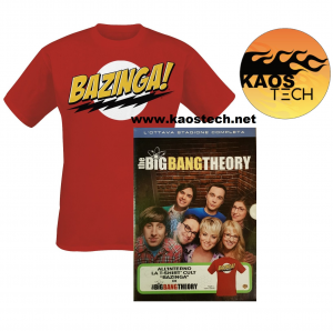 Cofanetto THE BIG BANG THEORY stagione 8 Edizione Speciale con T-Shirt (dvd)
