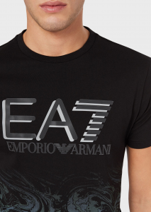 T-shirt uomo ARMANI EA7 con stampa fantasia