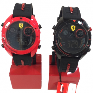 Ferrari Digital Watch Red