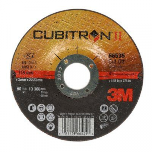  3M Cubitron II Disco da taglio T41 115x1x22 mm