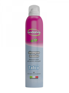 Inodorina Shampoo Mousse - A Secco 300 ml - Profumazione Talco