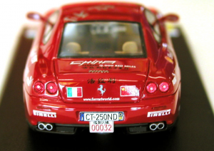 Ferrari 612 Scaglietti 15000 Red Miles Tour Red Silver 1/43