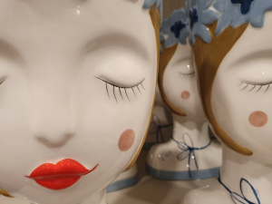 Vaso Bèlle ceramica busto donna