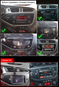 ANDROID autoradio 2 DIN navigatore per Kia Ceed Cee'd 2012-2016 GPS DVD USB SD WI-FI Bluetooth Mirrorlink