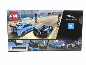 Lego Formula E Panasonic Jaguar  Racing Gen 2 car & Jaguar I-PAce and Trophy 