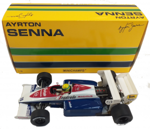 Toleman Hart TG184 Ayrton Senna Monaco GP 1984 Red Nose 1/18