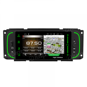 ANDROID 10 autoradio navigatore per Jeep Grand Cherokee Jeep Wrangler Chrysler 300 M Chrysler PT Cruiser GPS DVD USB SD WI-FI Bluetooth Mirrorlink