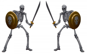 Golden Axe Action Figure 1/12: 2-Pack Skeleton by Storm Collectibles-2