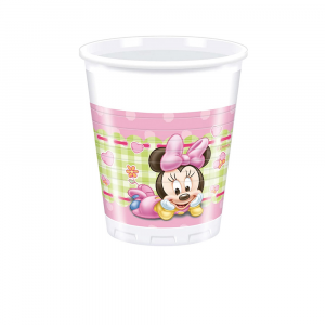 MICKEY-MOUSE TOPOLINO BICCHIERE 240 ML IN PLASTICA BAMBINI SCUOLA