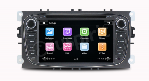 Autoradio 2 DIN navigatore per Ford Mondeo Ford Focus Ford S-Max Ford C-Max Ford Galaxy GPS DVD USB SD Bluetooth