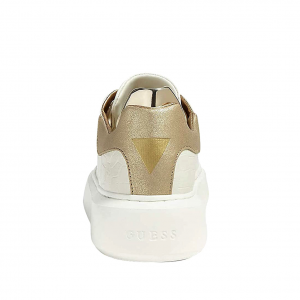 Sneakers bianche effetto cocco Guess