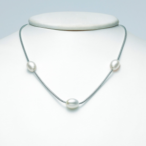 MILUNA-Collana in argento con perle