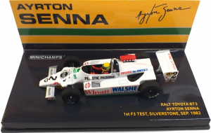 Ralt Toyota RT3 Ayrton Senna 1st F3 Test Silverstone September 1982 1/43