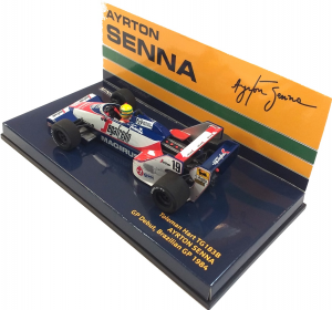 Toleman Hart TG183B Ayrton Senna GP Debut Brazilian GP 1984 1/43