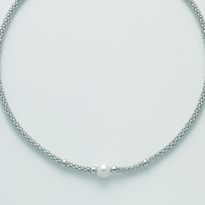MILUNA-Collana in argento con perle