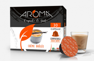 30 Capsule Crème Brûlée Aroma Light compatibili Dolce Gusto